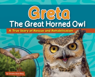 Greta the Great Horned Owl Greta the Great Horned Owl