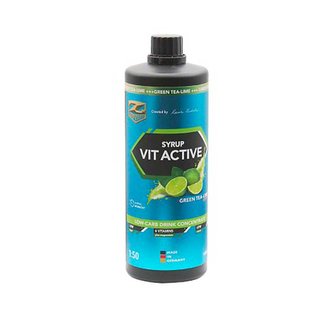 Z Konzept Vit Active Syrup Low Carb 1000 ml green tea lime (zelený čaj-limetka)