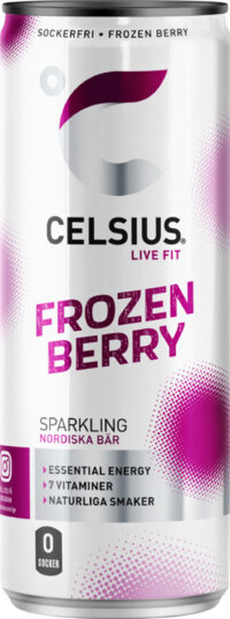 Celsius Energy Drink 355 ml frozen berry (ovoce)