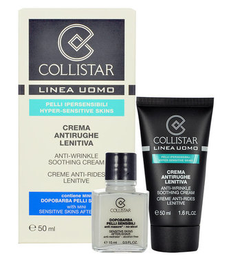 Collistar Men Anti-Wrinkle Soothing Cream 50 ml Anti-Wrinkle Cream + 15 ml After-Shave Sensitive Skin