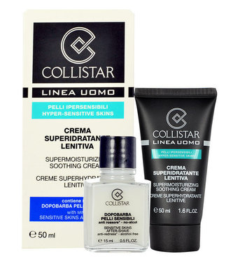 Collistar Men Supermoisturizing Soothing Cream 50 ml Supermoisturizing Cream + 15 ml After-Shave Sensitive Skin