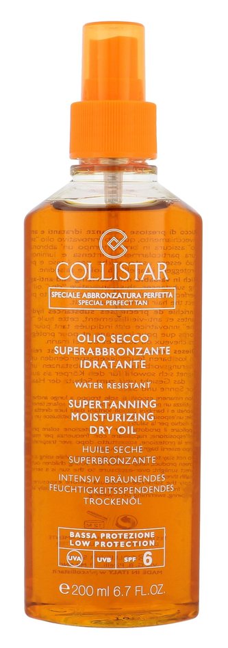 Collistar Special Perfect Tan Opalovací přípravek na tělo Supertanning Dry Oil 200 ml SPF6 pro ženy