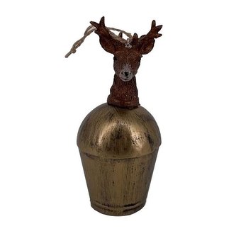 Dzwonek metalowy renifer