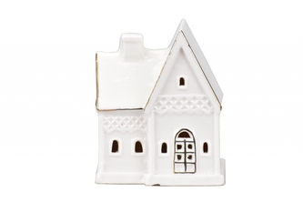 Domeček s LED osvětlením 7,6x6,4x4,8 cm