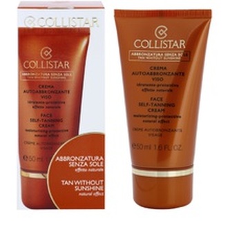 Collistar Tan Without Sunshine Samoopalovací přípravek Face Self-Tanning Cream 50 ml pro ženy