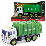 CITY SERVICE CAR - Popelářské auto zelené 1:16