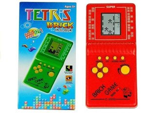 Gra elektroniczna tetris kieszonkowa czerwona Gra elektroniczna tetris kieszonkowa czerwona