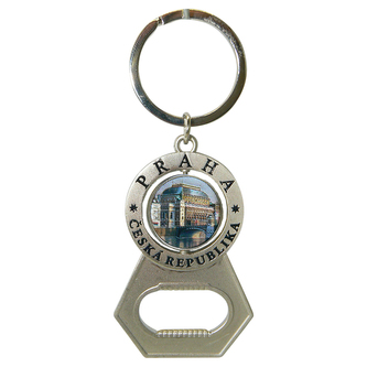 Klíčenka s otvírákem - Národní divadlo