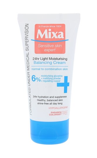 Mixa 24H Moisturising Balancing Cream Denní pleťový krém 50 ml pro ženy
