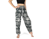 Kalhoty Joga SOLADA, zelené, spirály