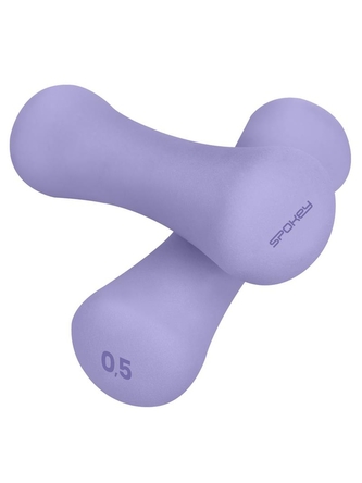 Spokey - Bone sada neoprenových činek 2 x 0,5 kg fialové