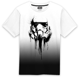 Pánské tričko Star Wars|Hvězdné války: Stormtrooper Ink (S) bílá bavlna