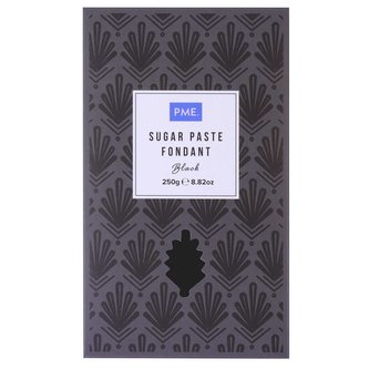 Potahovací hmota černá 250g - PME