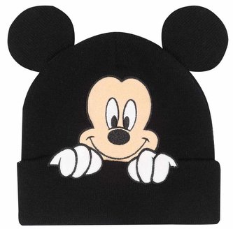 Zimní čepice s ušima Disney|Mickey Mouse: Mickey Face (univerzální)