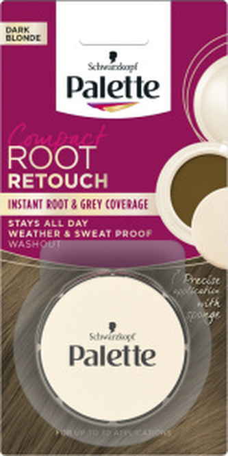 Schwarzkopf Palette Compact Root Retouch víceúčelový kompaktní pudr, Tmavě plavý 3 g