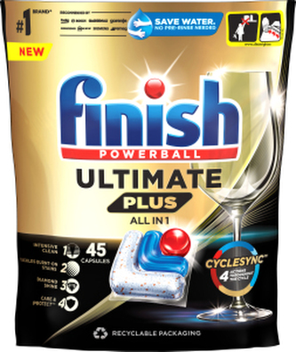 Finish tablety do myčky Ultimate Plus All in 1, 45 ks