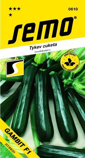 Tykev cuketa - Gambit F1 tm. zelená 1,5g