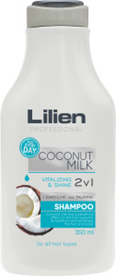 Lilien Coconut Milk 2v1 šampon pro všechny typy vlasů, 350 ml
