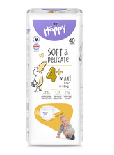 Bella Happy Maxi Plus 4+ dětské pleny jednorázové 9-15 kg, 40 ks
