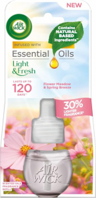 Air Wick osvěžovač vzduchu Electric Rozkvetlá louka a jarní vánek náplň, 19 ml