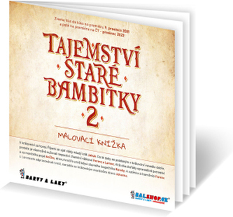 Tajemství staré bambitky 2 malovací knížka