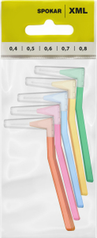 Spokar XML mezizubní kartáčky, sada velikostí 0,4 – 0,8 mm, 5 ks