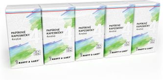 BALsoft 4vrstvé papírové kapesníčky, 10 × 10 ks