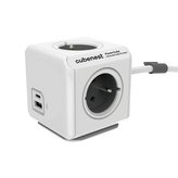 Prodlužovací přívod PowerCube Extended A+C, šedá