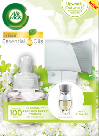 Air Wick osvěžovač vzduchu Electric Bílé květy frézie strojek a náplň, 1+19 ml