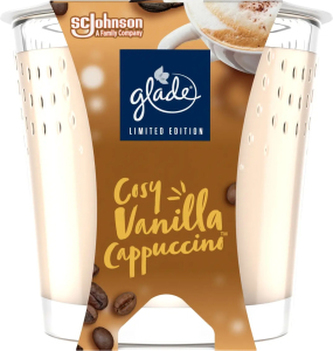 Glade svíčka vonná Vanilla Cappuccino, 129 g