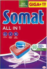 Somat tablety do myčky All in 1, 110 ks