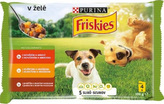 Friskies kapsičky pro psy hovězí, kuře, jehně, v želé 4× 100 g