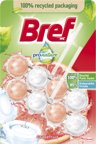 Bref WC blok Pro Nature Grapefruit, 2× 50 g