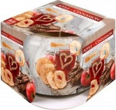 Aura Jablko & skořice vonná svíčka, 100 g