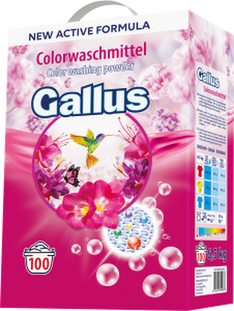 Gallus prací prášek Color, 100 dávek, 6,5 kg
