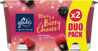 Glade svíčka vonná Merry Berry Cheers, 2× 129 g