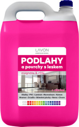 Lavon Professional na podlahy a povrchy s leskem, magnólie a růže, 5 l