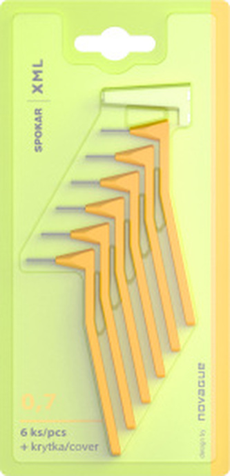 Spokar XML mezizubní kartáčky, velikost 0,7 mm, 6 ks