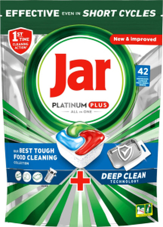Jar tablety do myčky Platinum Plus Deep Clean, 42 ks