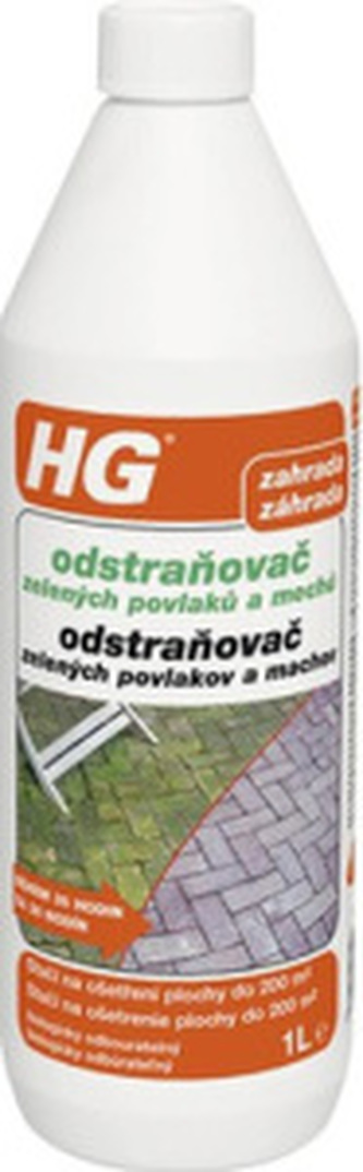 HG odstraňovač zelených povlaků a mechů,1 l