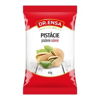 Pistácie Dr. Ensa -  pražené, solené, 60 g