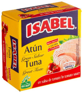 Tuňák v rajčatové omáčce Isabel, 160 g