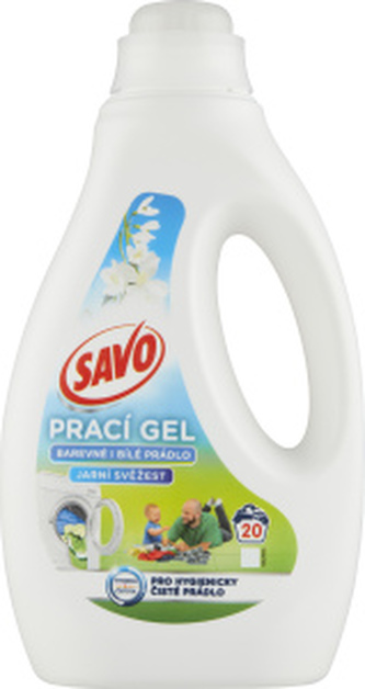 SAVO prací gel univerzální Jarní svěžest, 20 praní, 1 l