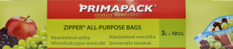 Primapack Zipper víceúčelové sáčky 3 l, 10 ks