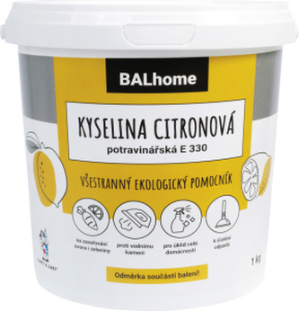 BALhome kyselina citronová potravinářská E 330, 1 kg