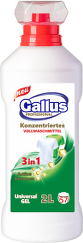 Gallus prací gel Universal, 57 dávek, 2 l