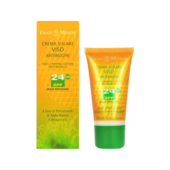 Frais Monde Face Tanning Lotion Opalovací přípravek na obličej Anti-Wrinkle SPF24 50 ml pro ženy Frais Monde Face Tanning Lotion Opalovací přípravek na obličej Anti-Wrinkle SPF24 50 ml pro ženy