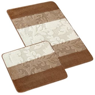 SADA BANY 60x100 + 60x50 cm - bez výkroje - orion - bílá, béžová, hnědá SADA BANY 60x100 + 60x50 cm - bez výkroje - orion - bílá, béžová, hnědá