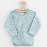 Kojenecká košilka New Baby Classic II dino mátový - velikost 56 (0-3m)