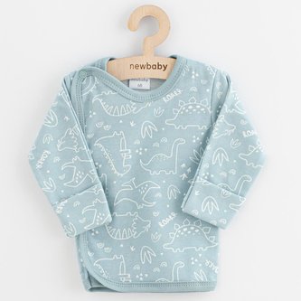 Kojenecká košilka New Baby Classic II dino mátový - velikost 56 (0-3m)